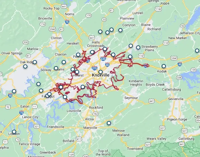 Knoxville, Tennessee New Homes and Subdivisions